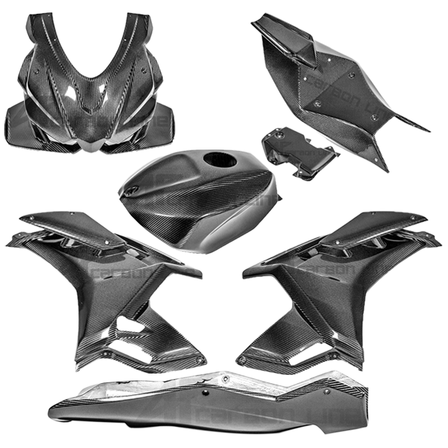 Complete cladding set 200g AP carbon line Aprilia RSV4/RR/1100 Factory (21-25)