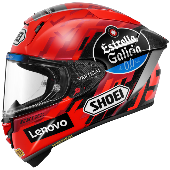 Shoei X-SPR Pro Marquez 93 レプリカ 2025 – レーシングヘルメット Shoei X-SPR Pro Marquez 93 レプリカ 2025 – レーシングヘルメット
