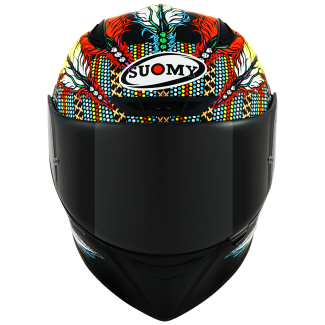 Capacete Suomy Track-1 Chieftain Preto Fosco K6T10014 