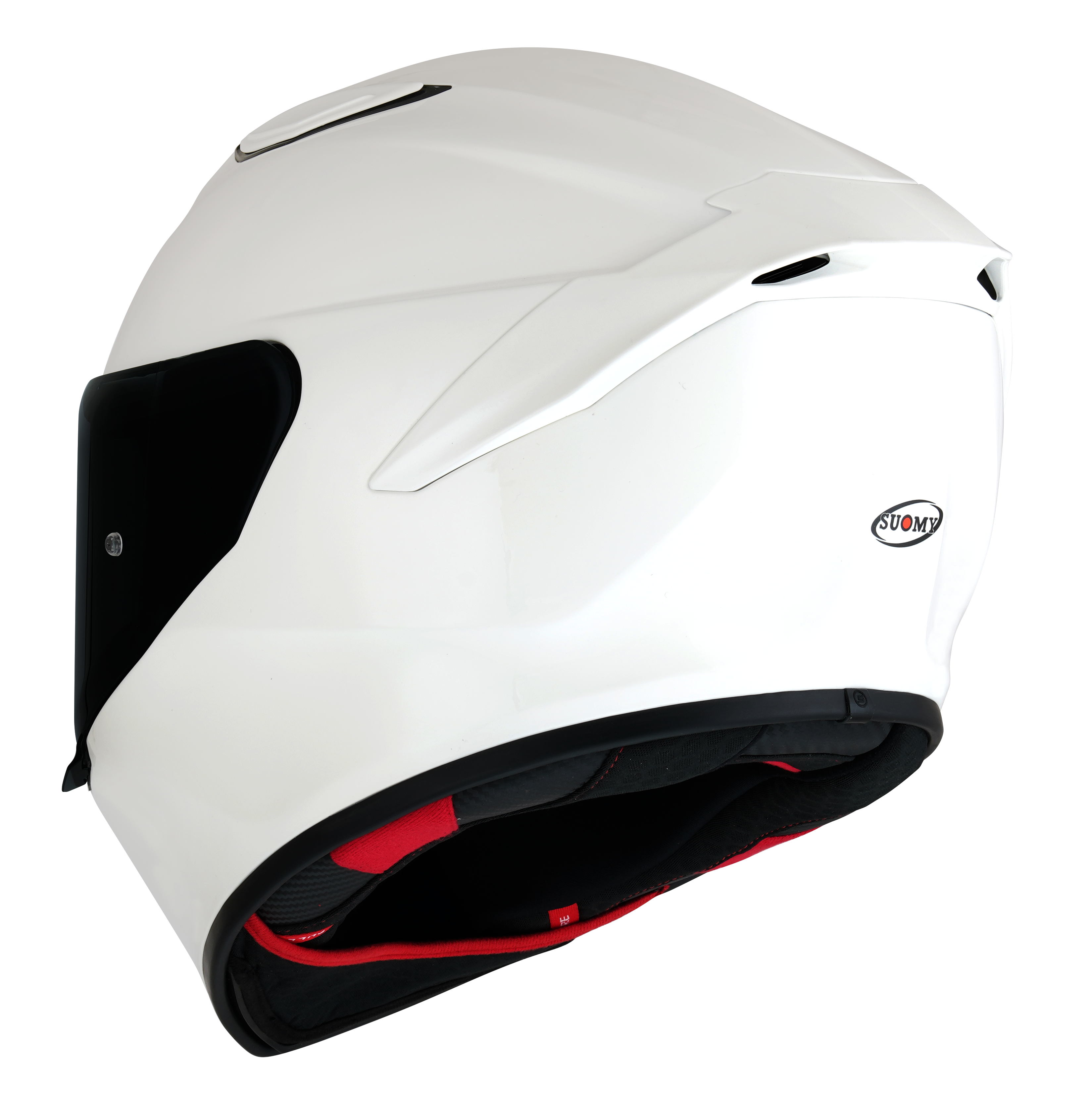 Casque Suomy Track-1 blanc brillant K6T100W3 
