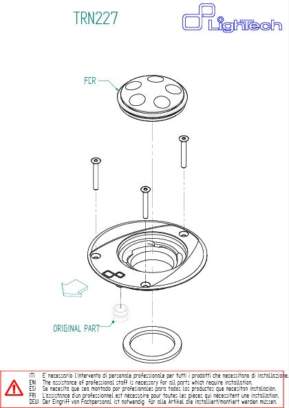 Tankdeckel Schraubverschluss LighTech Honda CBR 1000 RR-R SC82 (20-26) TRN227