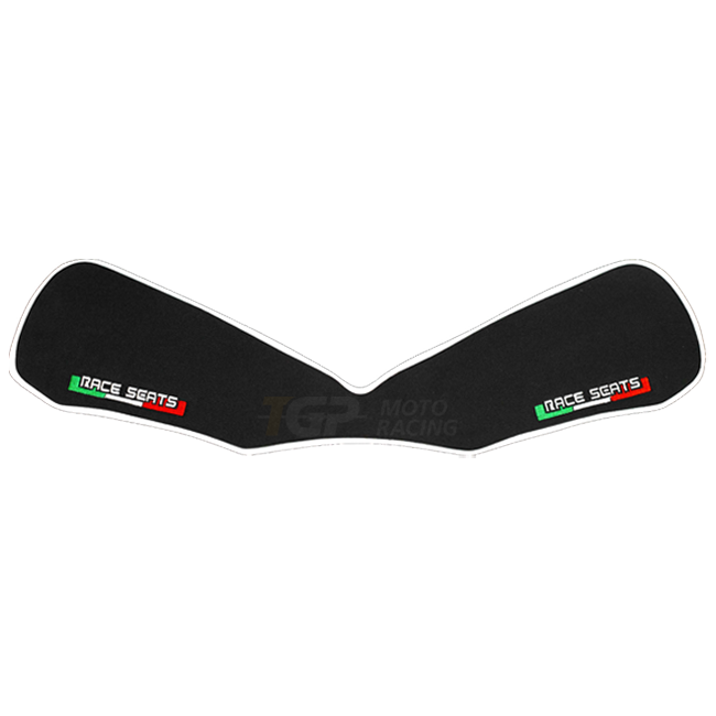 Race Seats Wrap Tank Grip Pads EVO schwarz für Ducati Panigale V2 955 (20-24), Gesamtansicht