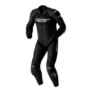 RST Tractech EVO D3O une-pièce Combinaison en cuir – Combinaison de course perforée | Homme | Noir/Blanc | 103634 