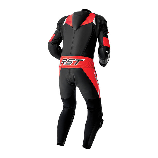 RST Tractech EVO D3O tuta intera Tuta in pelle – Tuta da gara traforata | Uomo | Nero/Rosso | 103634 
