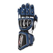 RST Tractech Evo 4 Motorrad Lederhandschuhe | Herren | Blau/Weiß/Schwarz | 102666