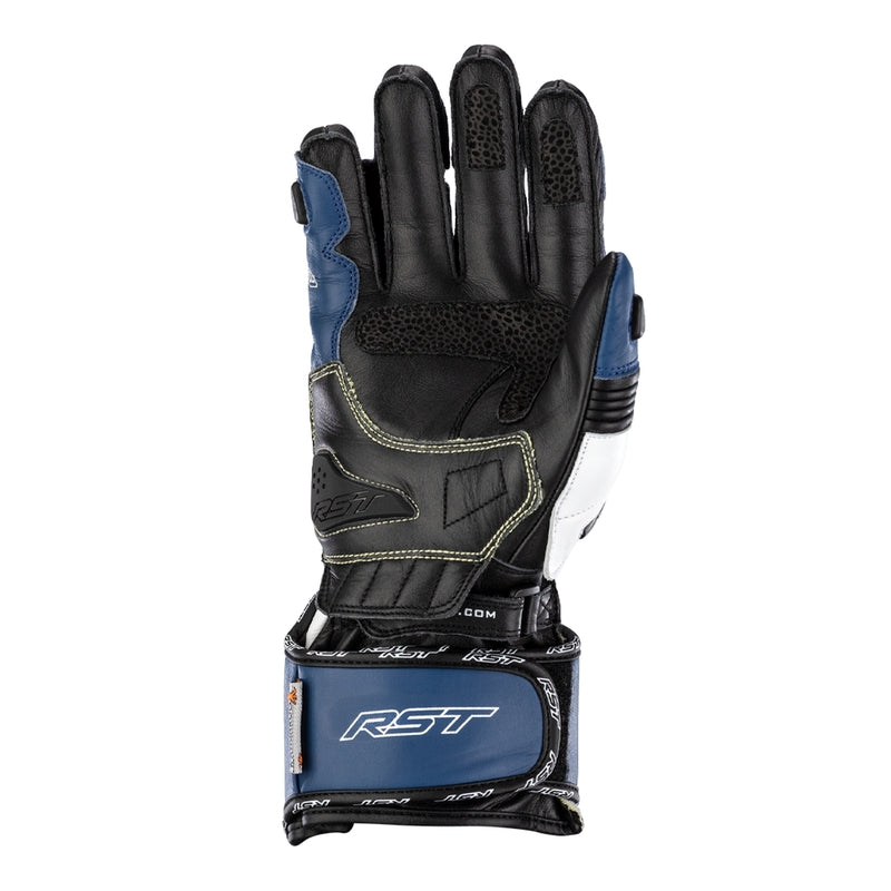 RST Tractech Evo 4 guanti in pelle per moto | Uomo | Blu/Bianco/Nero | 102666 