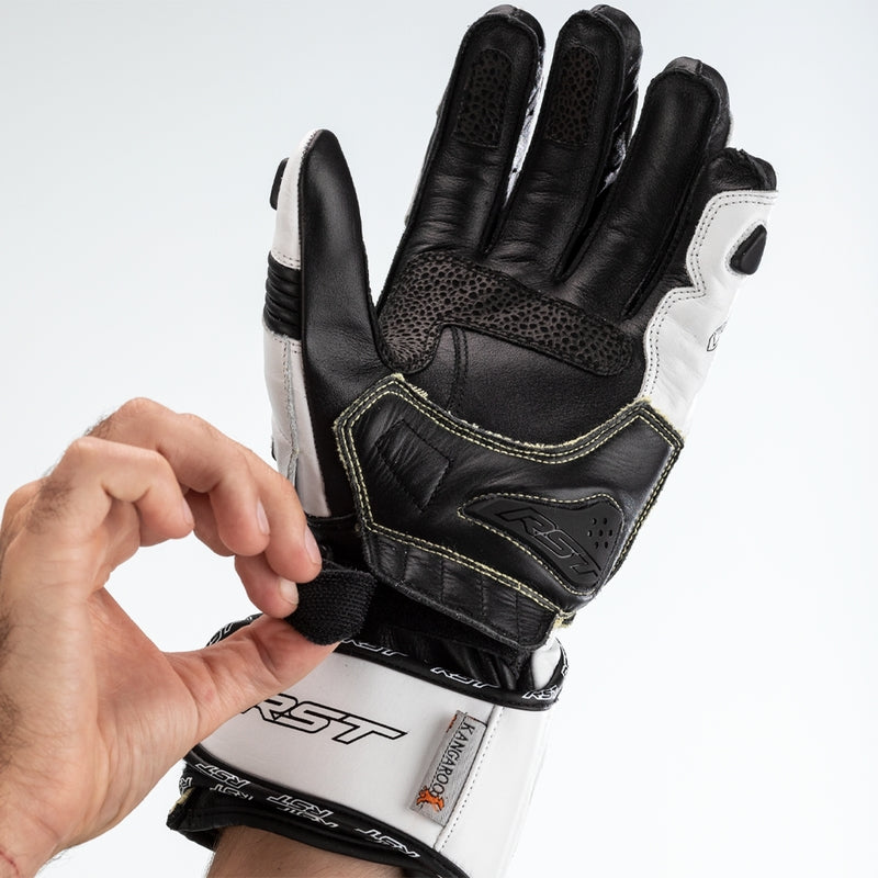Gants en cuir moto RST Tractech Evo 4 | Femmes | Blanc | 103495 