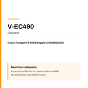 Akrapovic Endkappe Ducati Panigale V2 890 / Panigale V2 S 890 (26-26) V-EC490 — Platzhalter, kein Herstellerfoto verfügbar
