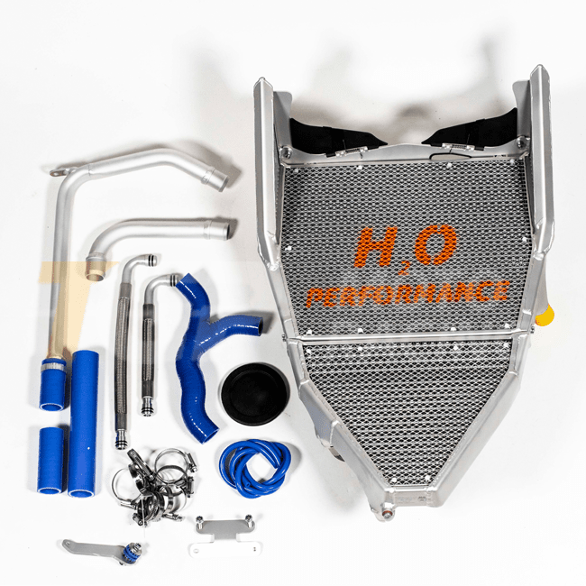 H2O Performance Water + Oil Cooler EVO Kit Ducati Panigale V4/S (25-26) 