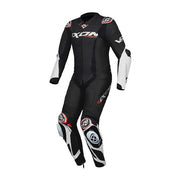 IXON Vortex 3 fato integral Macacão de couro – Fato de corrida perfurado | Homem | Preto/Branco 