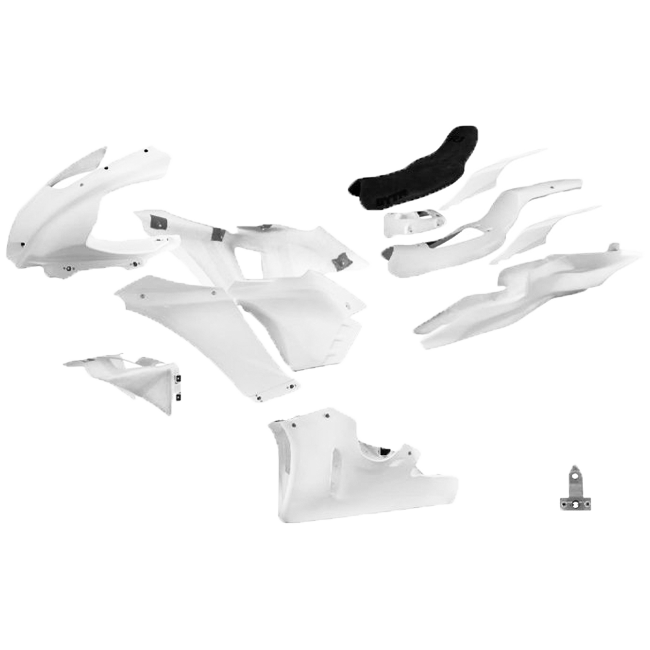 Complete cladding set Gytr GFK White Yamaha YZF-R1/M RN65 (20-25) Gyt-R1Rac-F1