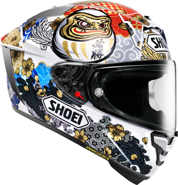Shoei X-SPR PRO Casco Márquez Motegi5 TC-6 - Réplica de Marc Márquez Motegi 2025 