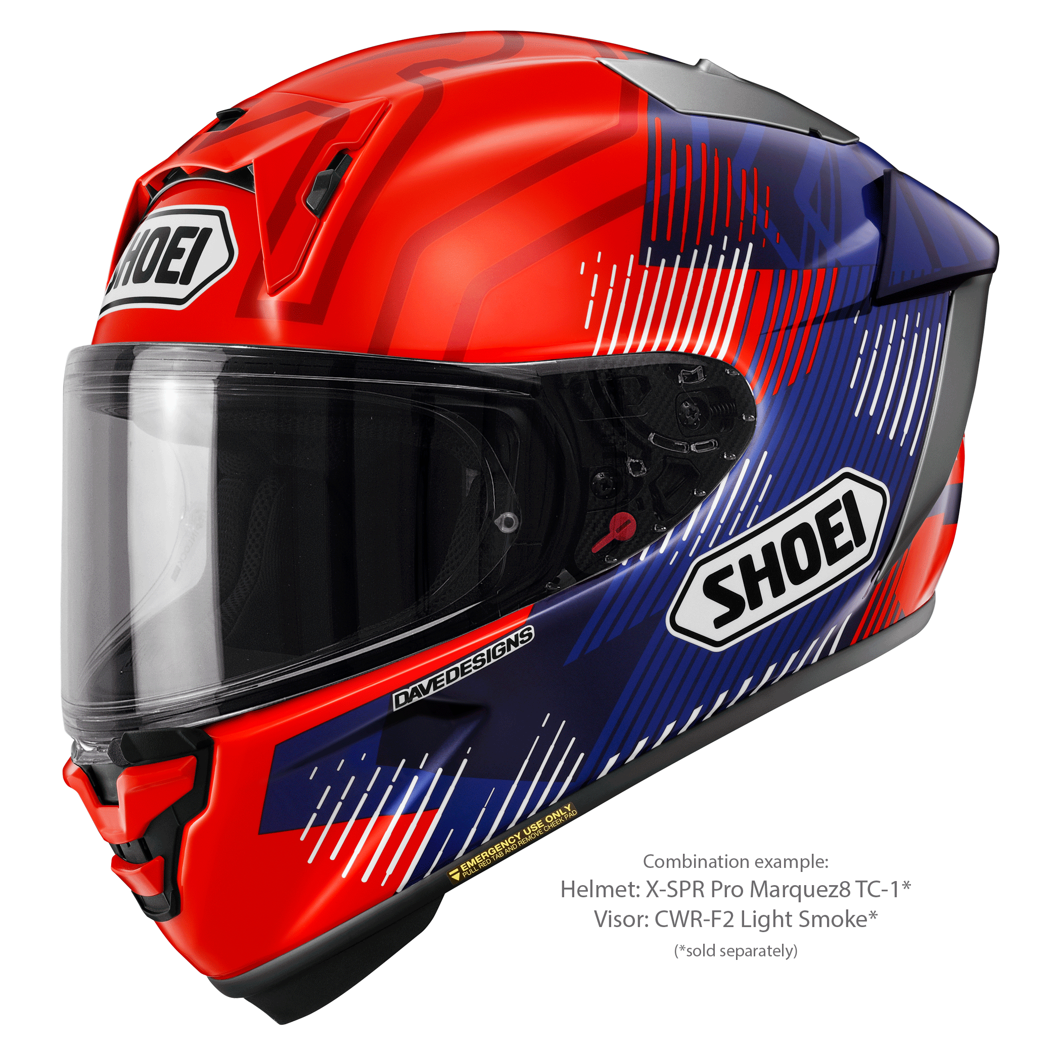 Shoei X-SPR PRO ヘルメット MARQUEZ8 TC-1 マルク・マルケス レプリカ 2024 