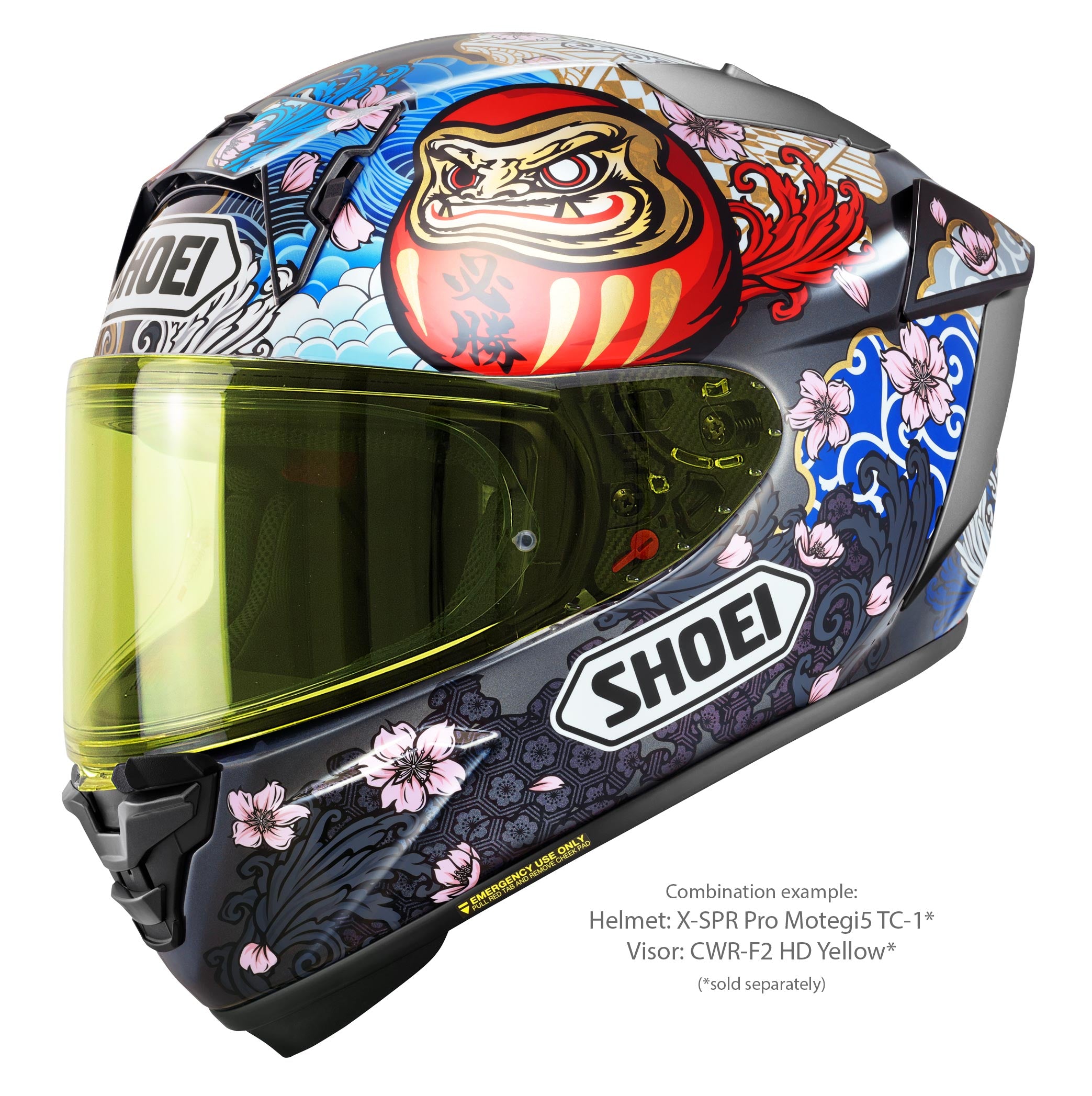 Casque Shoei X-SPR PRO Márquez Motegi5 TC-1 - Réplique Marc Márquez Motegi 2024 