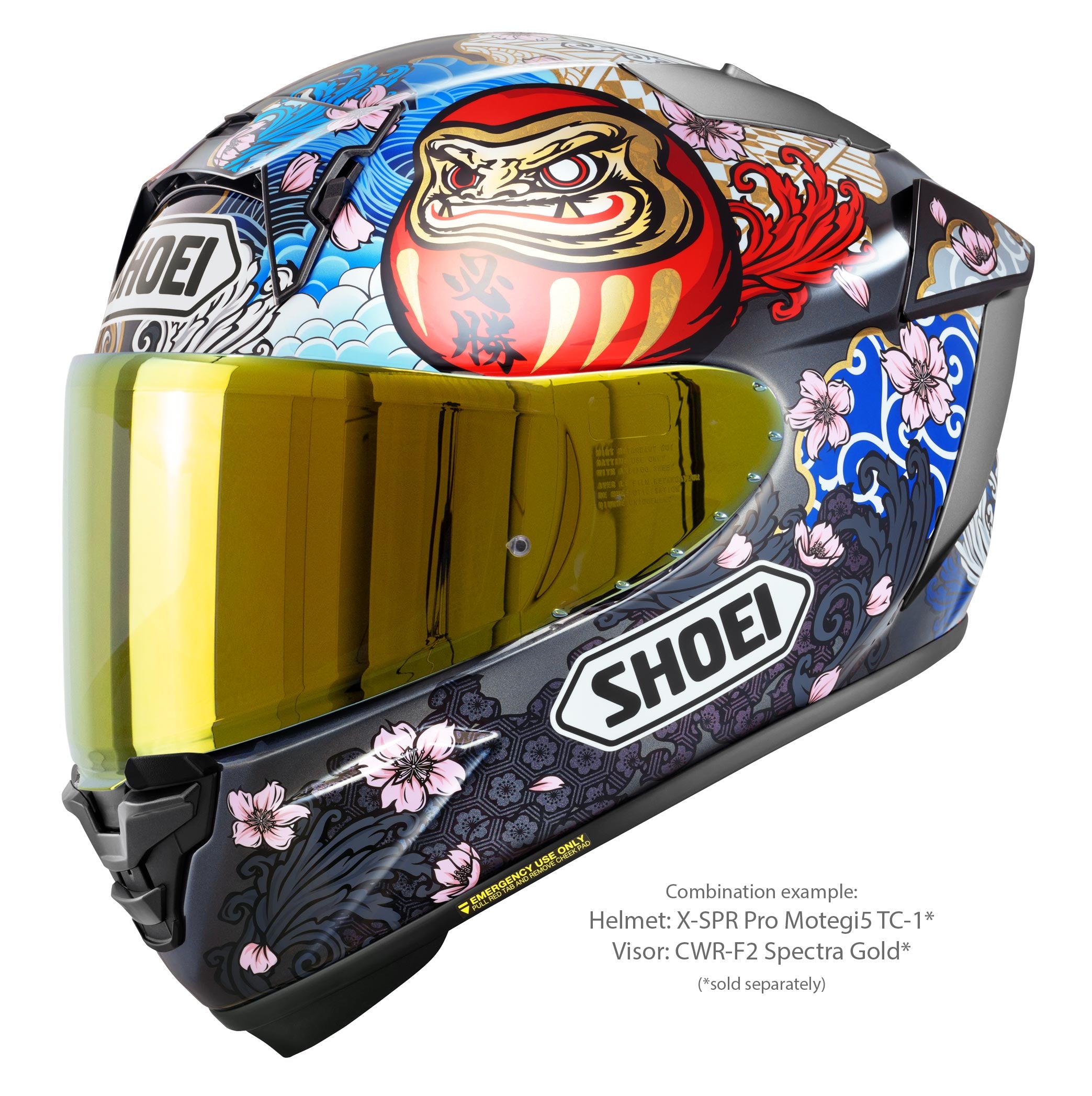 Casque Shoei X-SPR PRO Márquez Motegi5 TC-1 - Réplique Marc Márquez Motegi 2024 