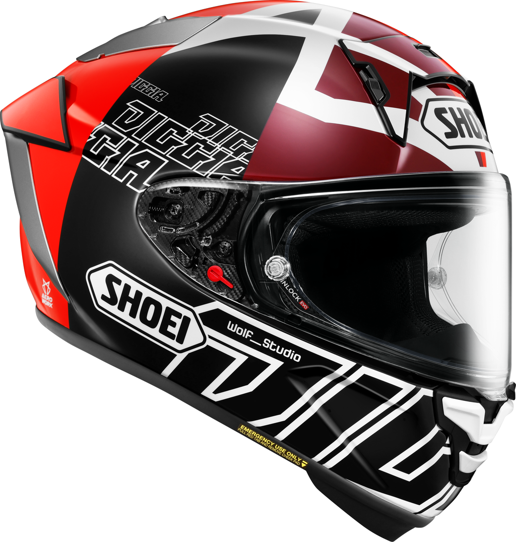 Shoei X-SPR Pro Diggia2 Tc-1 Fabio Di Giannantonio Replica 2024
