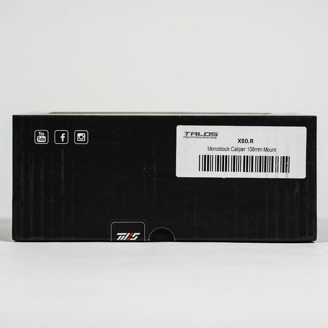 TASLOS X80 SBK Racing Monoblock P4 34/38 Brake Zonge Front Right | X80.108.hd.r