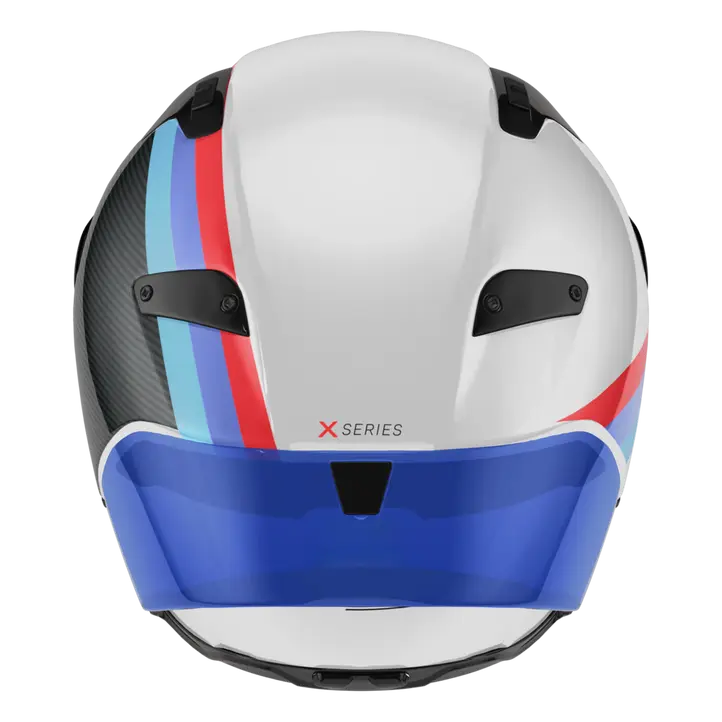Nolan X-804 RS U.C. Replica C. Stoner Integralhelm (Carbon/Rot/Blau Nolan X-804 RS U.C. Replica C. Stoner Integralhelm (Carbon/Rot/Blau