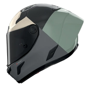 Nolan X-804 RS Helm Ultra Carbon Blocco Grüngrau/Anthrazit/Elfenbein 370