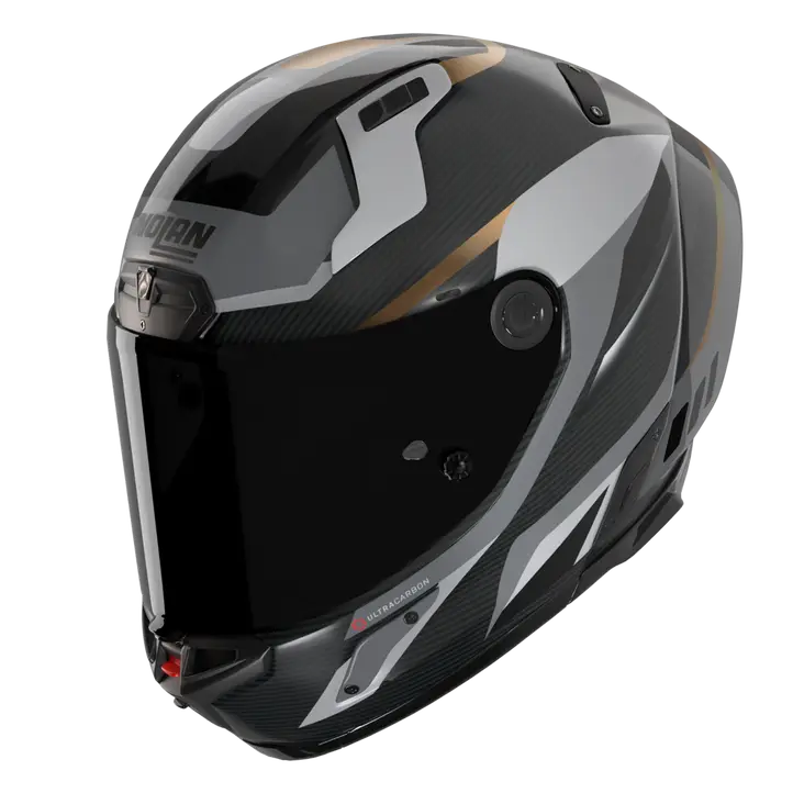 Nolan X-804 RS Helmet Ultra Carbon Lesmo Black/Gray/Gold 361 