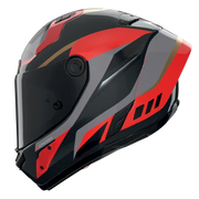 Nolan X-804 RS Casco Ultra Carbon Lesmo Rosso/Grigio/Oro 362 
