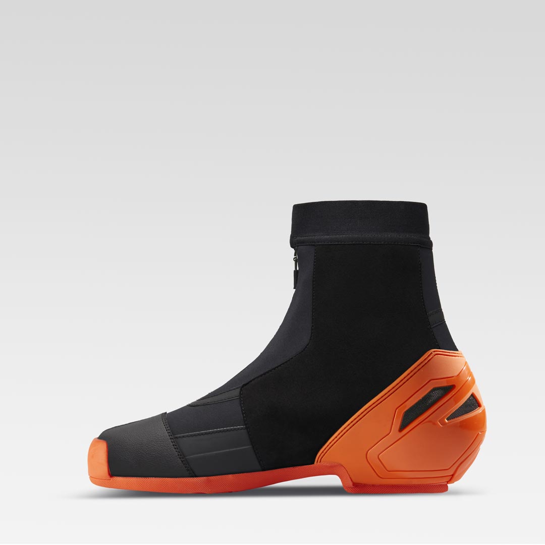 Bottes de moto XPD X10-R Racing et de route | Hommes | Noir/Orange 