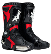 XPD XP6-S Motorcycle Boots | Men's | Red/Black 