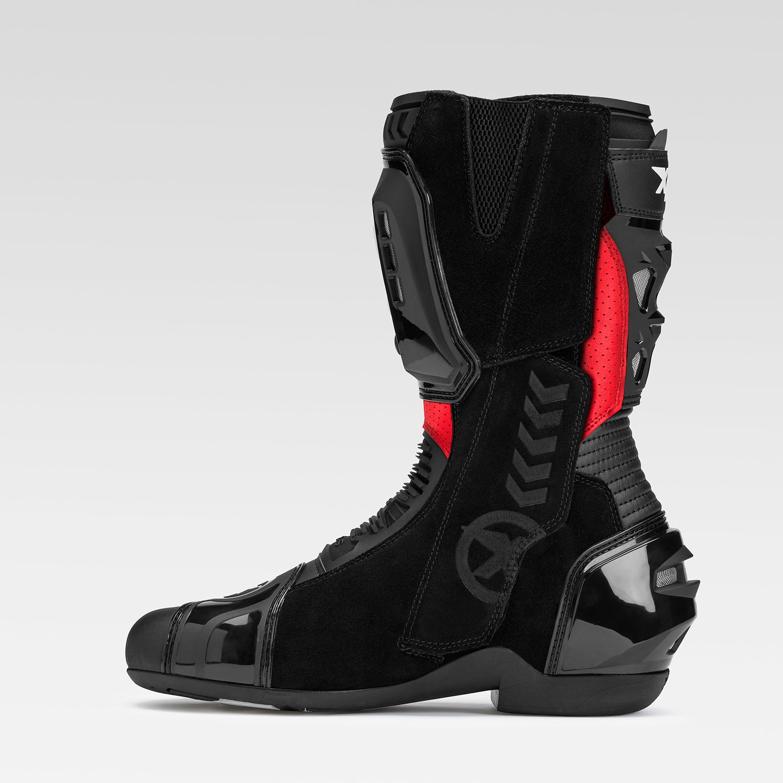 XPD XP6-S Motorcycle Boots | Men's | Red/Black 