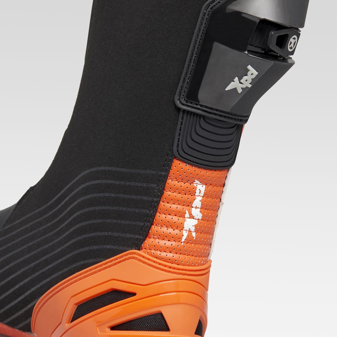 XPD XP9-R Bottes de course et de route pour moto | Hommes | Orange/Noir 