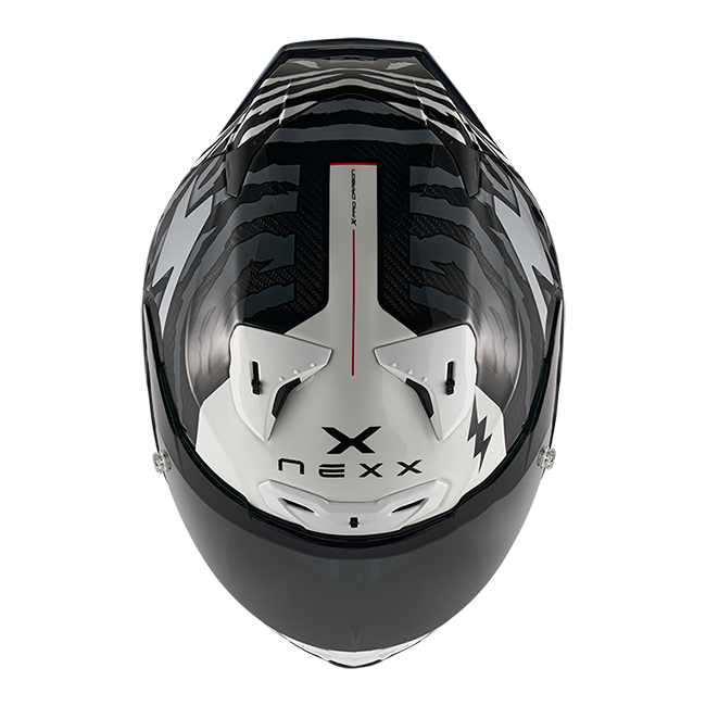 Nexx X.R3R Kask Ziger Karbon Siyah Gri 01XR323513066 