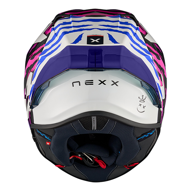 Nexx X.R3R ヘルメット Ziger カーボン パープル ブルー 01XR323513377 