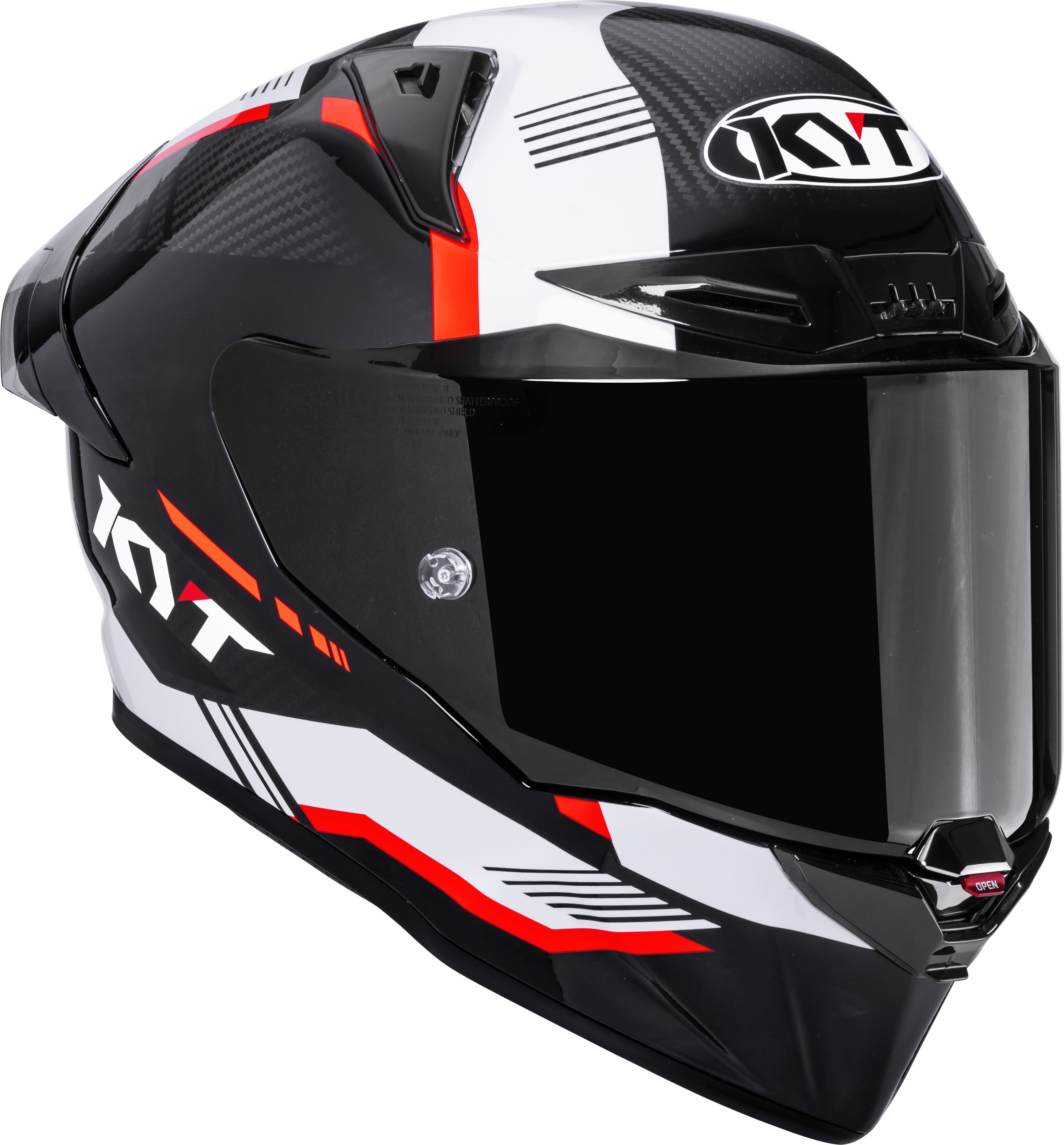 KYT R1R Capacete de Corrida Carbon Zone Vermelho Y6R10007 
