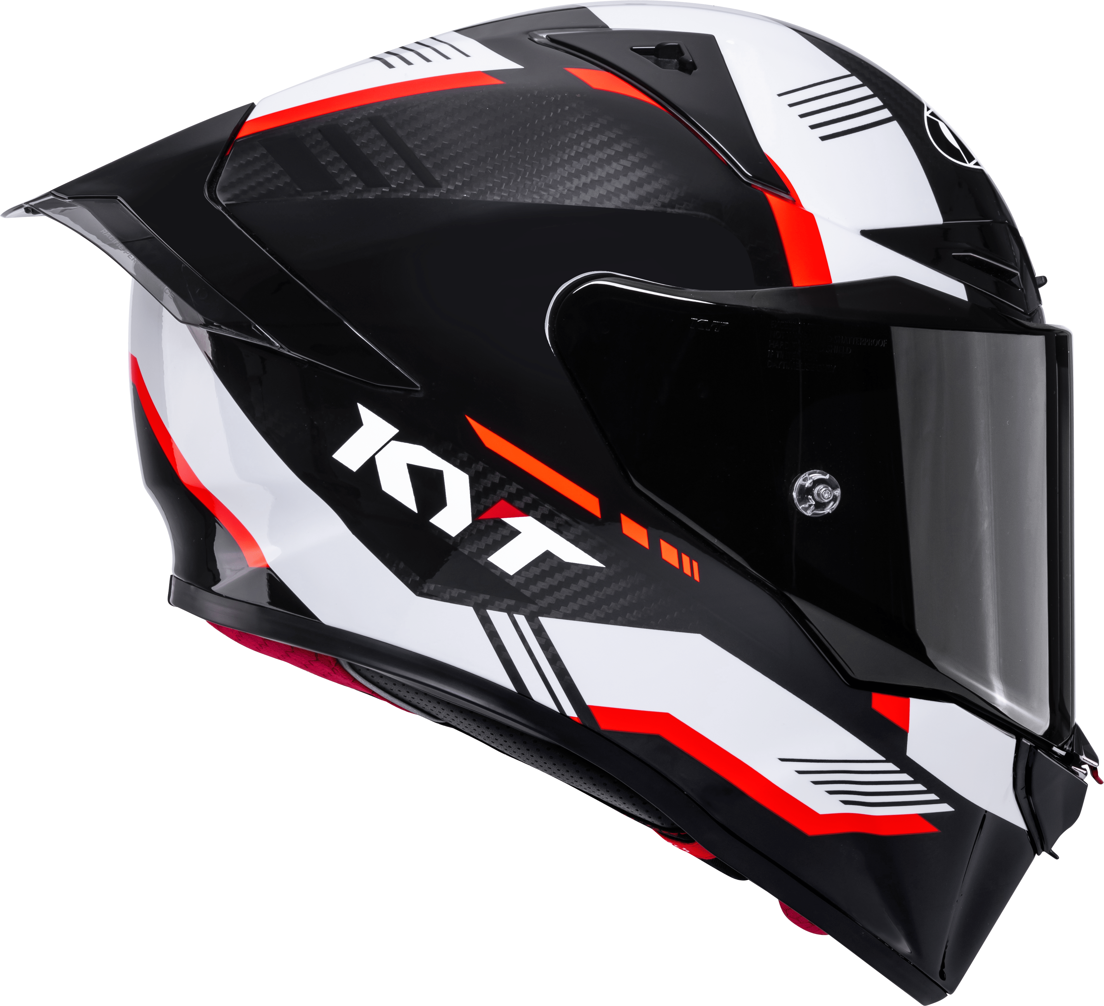KYT R1R Capacete de Corrida Carbon Zone Vermelho Y6R10007 