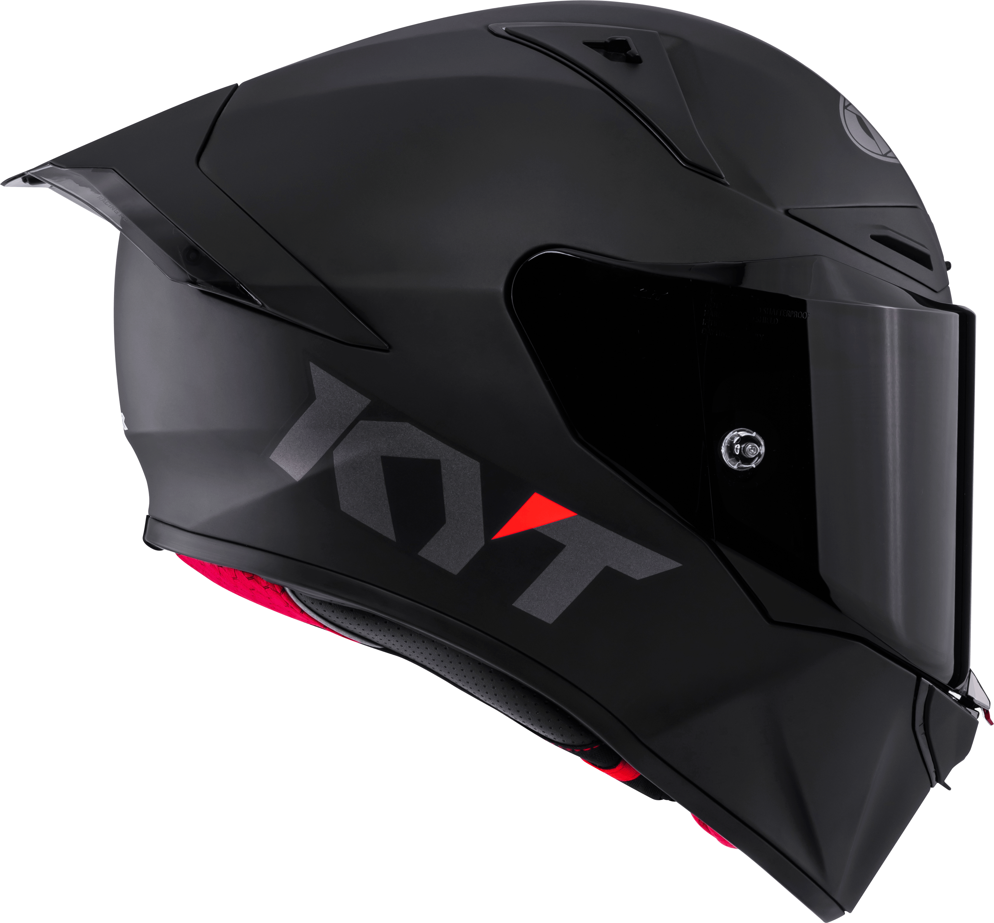 Casque de course KYT R1R Plain noir mat Y6R100X6 
