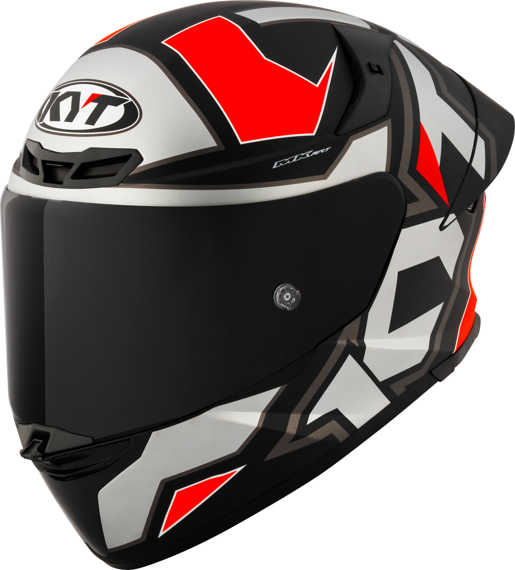 Kyt tt-revo helm อิเล็กตรอนสีเทาสีแดง Matt y6tr0006