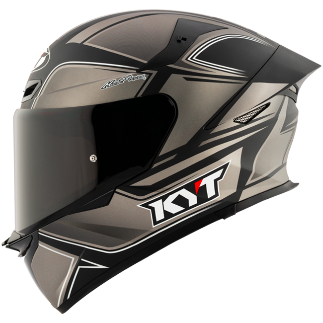 KYT TT-Revo Casque Touriste Mat Gris Froid Y6TR0013 