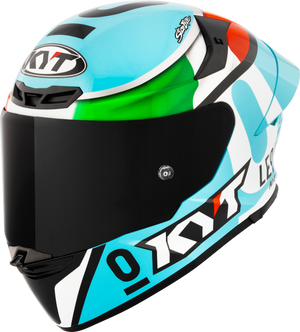 Kyt TT-Revo Helm Leopard Racing Replica Italy Tricolore Y6tr0017