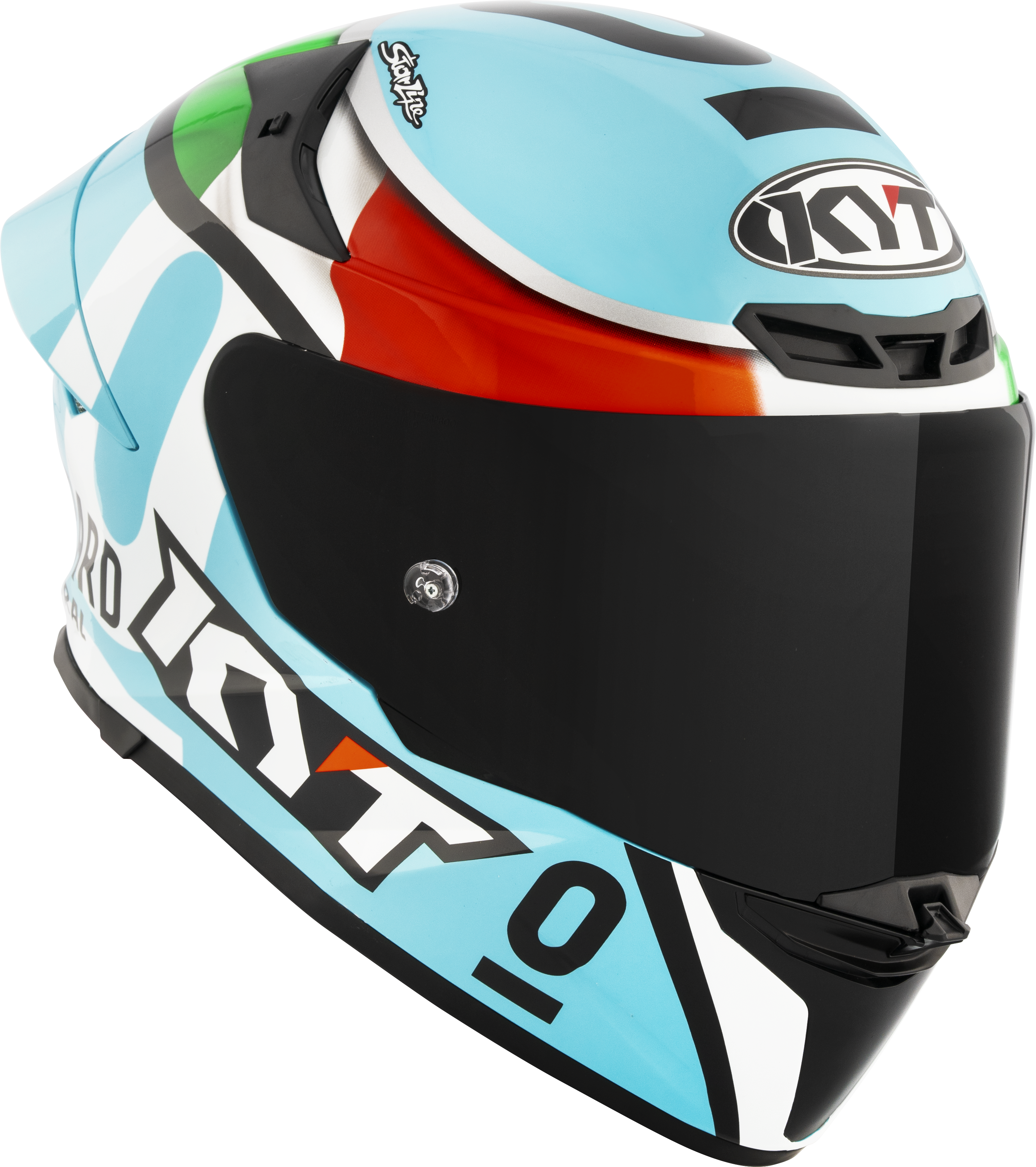Kyt TT-Revo Helm Leopard Racing Replica Italy Tricolore Y6tr0017