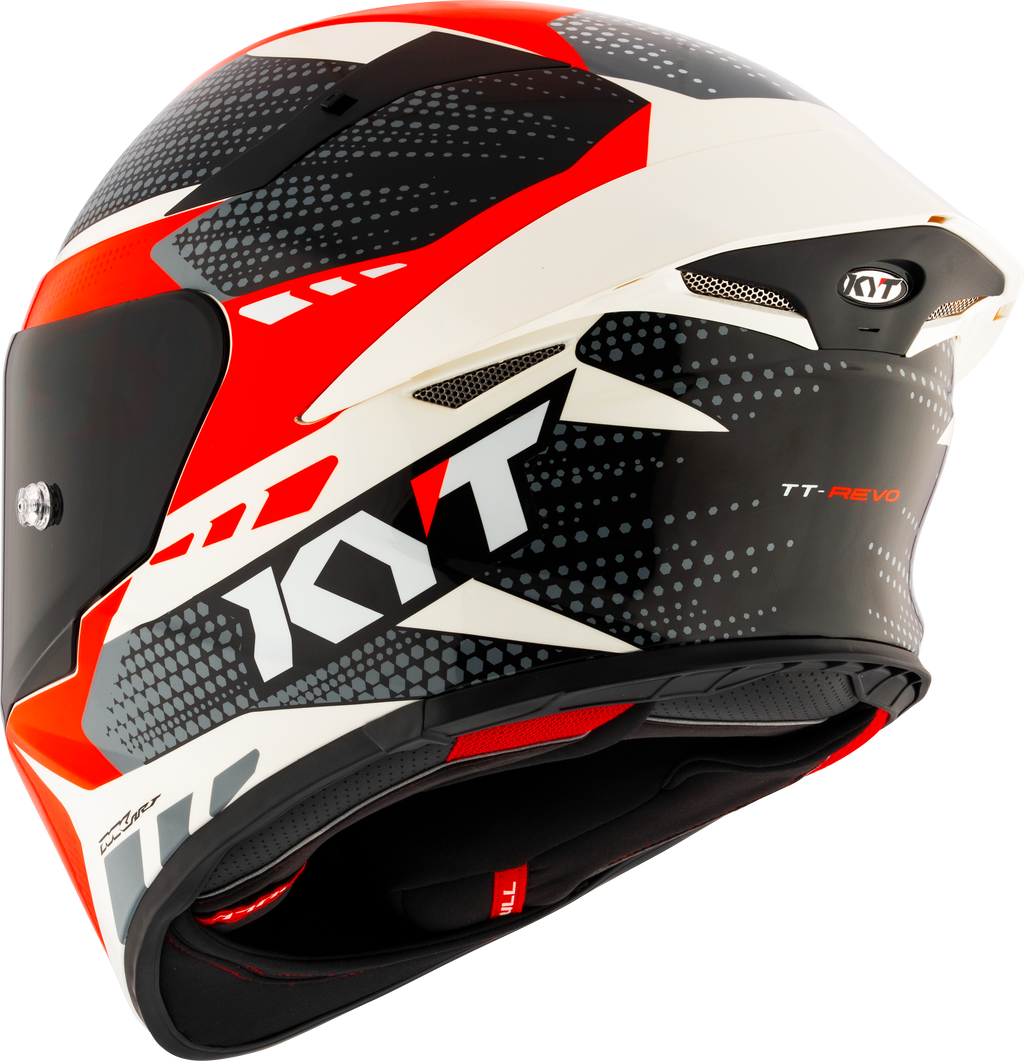 Kyt TT-Revo Helm Gear Black/Red Y6TR0024