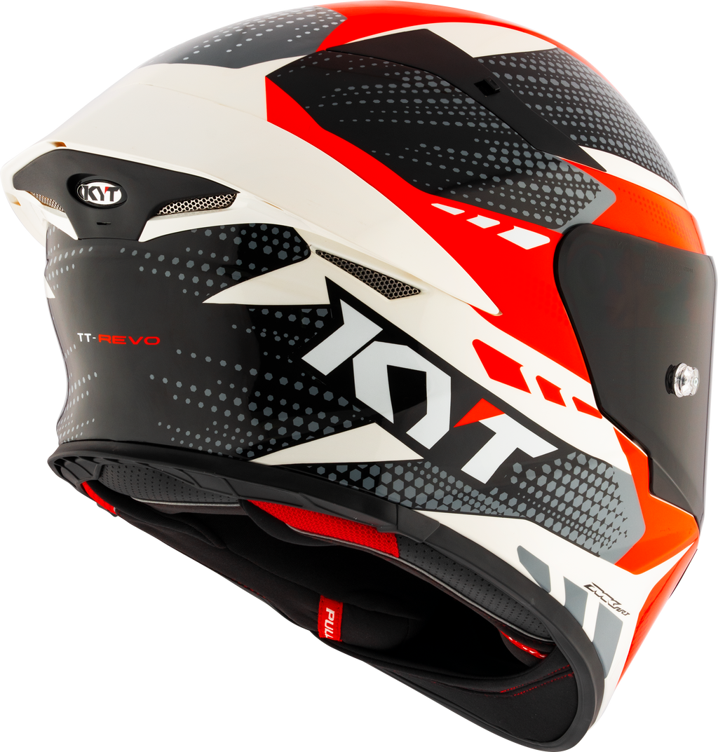 Kyt TT-Revo Helm Gear Black/Red Y6TR0024