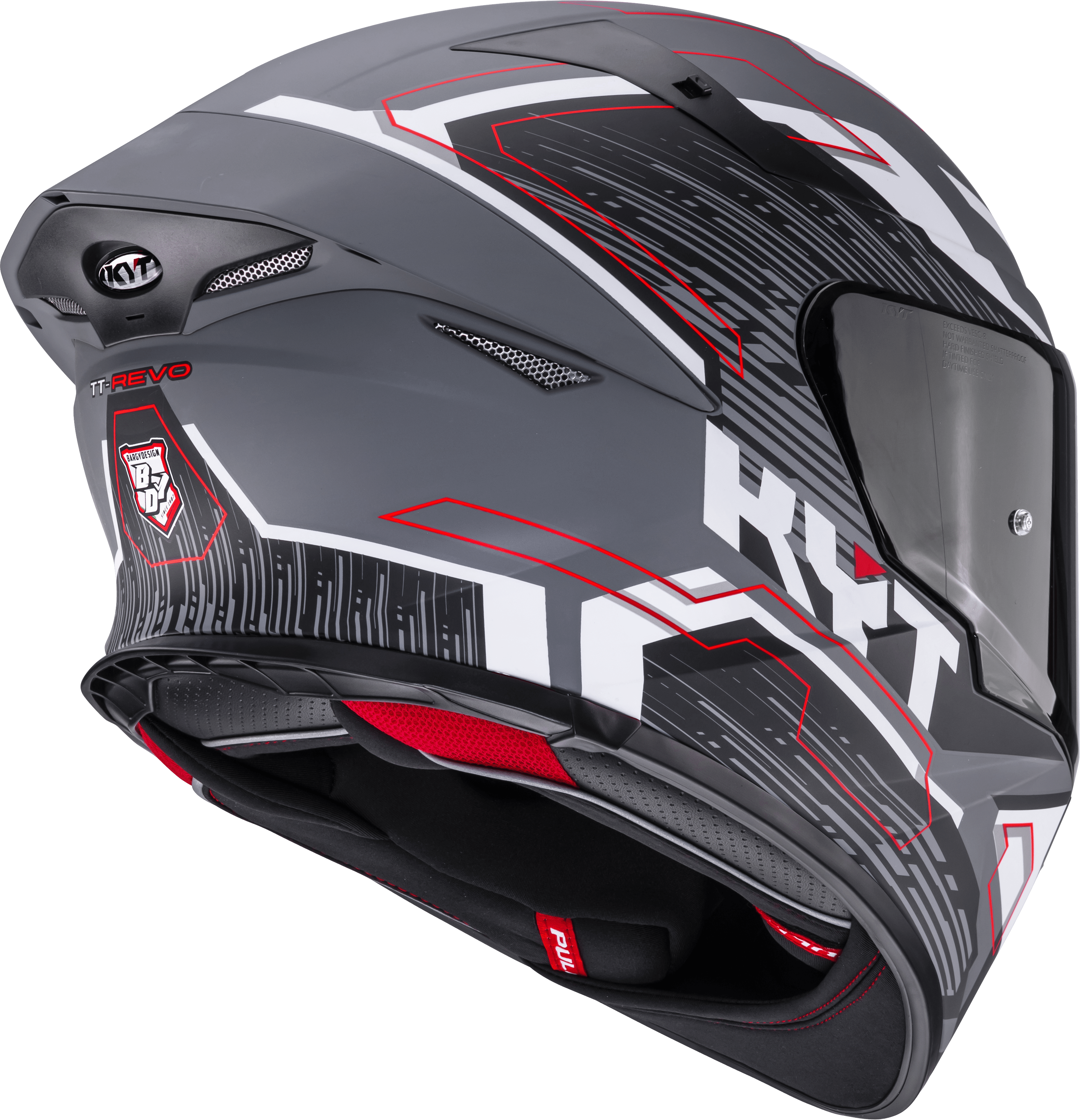 KYT TT-Revo Casco Speeding Matt Grigio Y6TR0052 