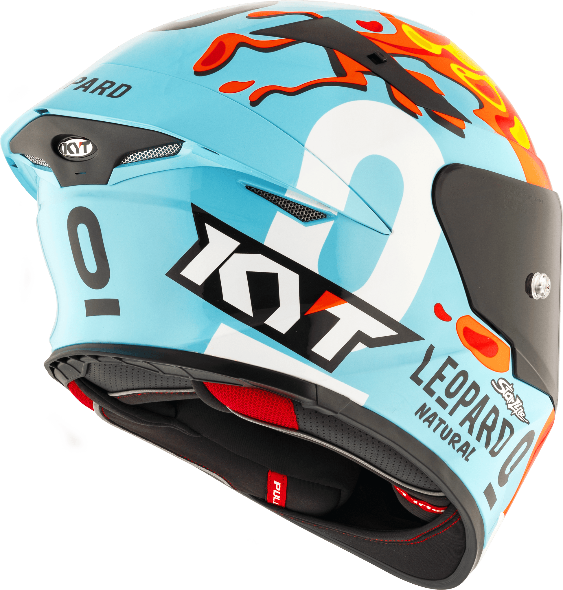 hot ears fahrradhelm KYT TT-Revo Leopard Aragon – Replica Helmet 22.06 – TGP MotoRacing