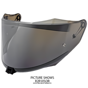 KYT Visor R1R Iridium Espelhado Prata YAR10VA0 