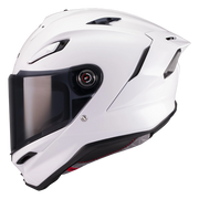 MT-Helmets KRE 2 Pure A0 Integralhelm in Weiß glänzend — Seitenansicht