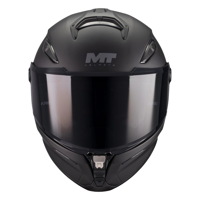 MT-Helmets KRE 2 Pure A1 Integralhelm in Schwarz matt — Frontansicht
