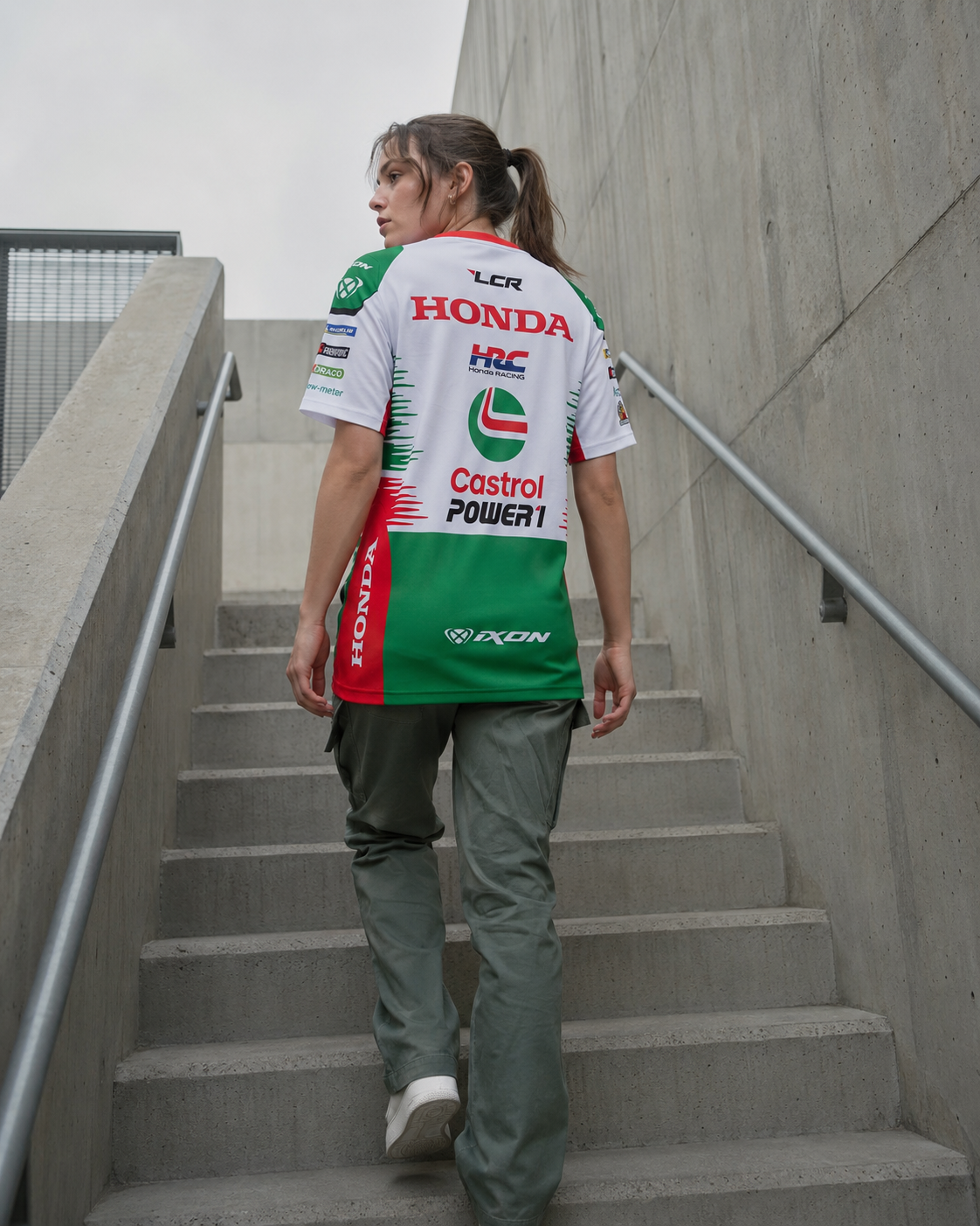 LCR Honda Racing Team Johann Zarco #5 T-shirt replika za muškarce 2026 IXON 