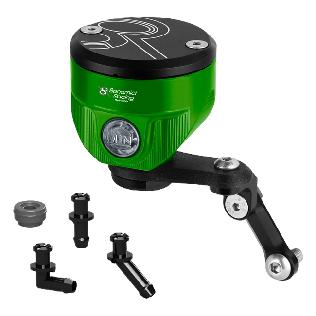 Flüssigkeitsbehälter 30 ml Bonamici Racing VS40 für CFMOTO 675 SR-R – Grün