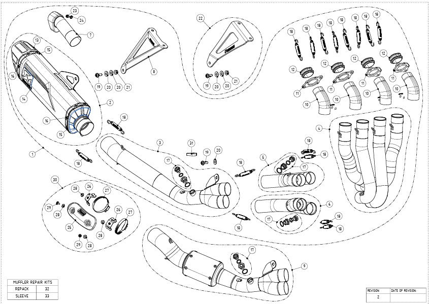 Akrapovic Racing Line (Acciaio Inossidabile) Honda CBR 1000 RR-R SC82 (24-26) S-H10R10-APLT 