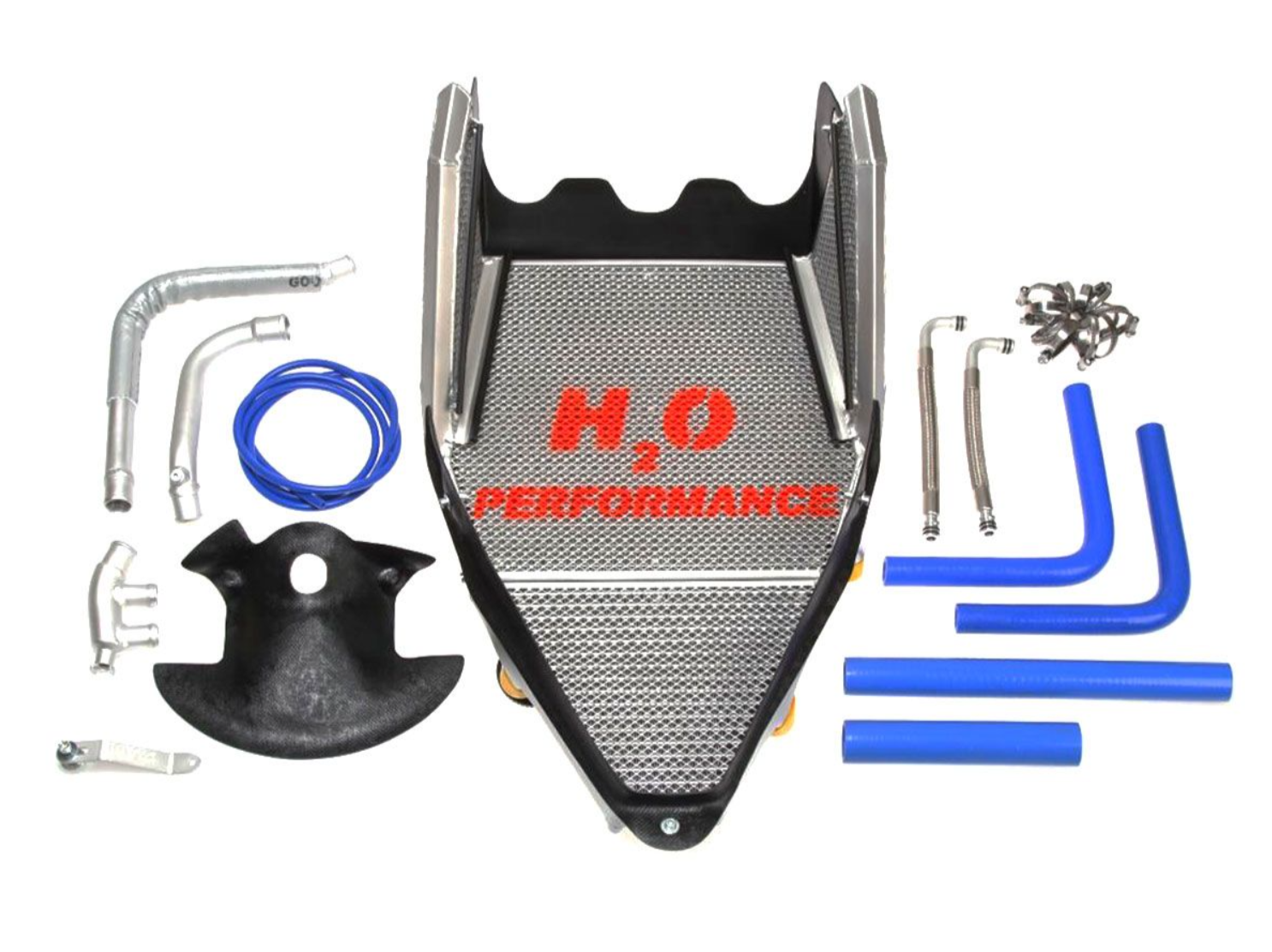 H2O Performance Water + Oil Cooler Kit Ducati Panigale V4/R/S (18-24) 
