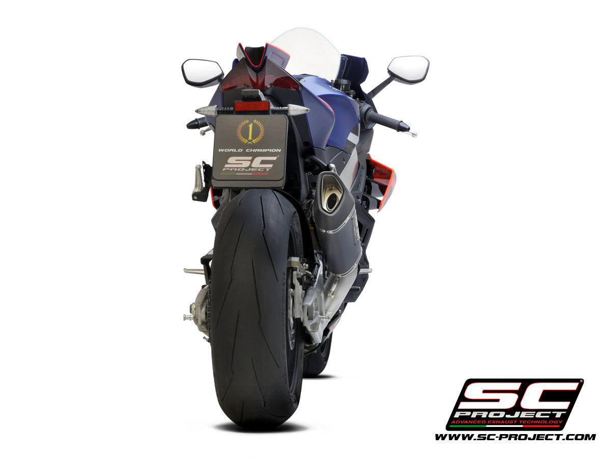 SC-project slip-on SC1-R (250mm) Aprilia RSV4 1100 Factory (21-25) A27A-VT90